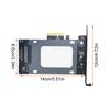 PCIE Risers 4X to SFF-8639 Adapter PCIE SSDs Card Support SSDs 2.5inch SSDs to PCIE 4X Risers Card Converter Replacement