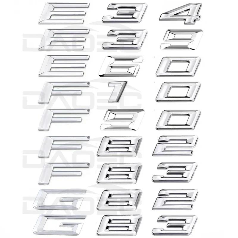 Car 3D ABS Trunk Letters Logo Badge Emblem Decals Styling Sticker For BMW M4 M5 E34 E39 E60 F10 F82 F83 F90 G82 G83 Accessories OT4