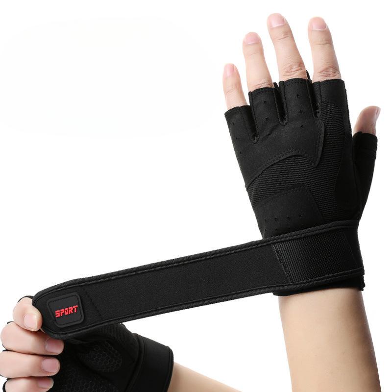 Men and Women's Outdoor Fitness Gloves for Non Slip  Breathable  Wear Resistant Cycling Lengthened and Widened Gloves