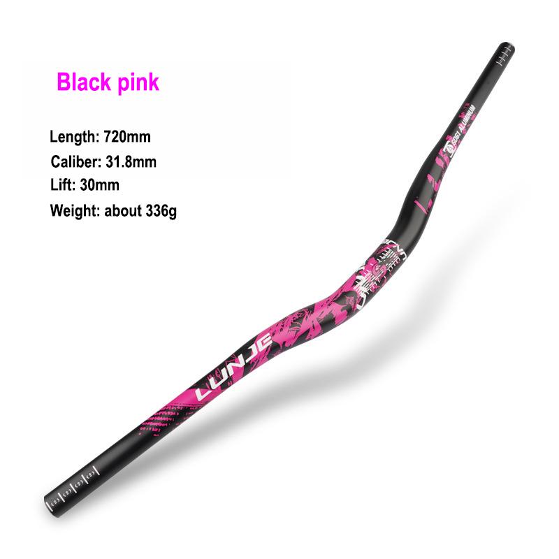 Aluminiumlegierung Fahrradlenker MTB Lenkererhöhung Mountainbike Lenker 720mm 780mm*31.8mm Fahrrad Vierkantteile