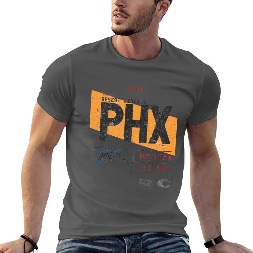 Phx Phoenix Sky Harbor Intl Airport Vintage Airline Tag Tee Tshirt Anime Tshirt Essential T Shirt Tshirt