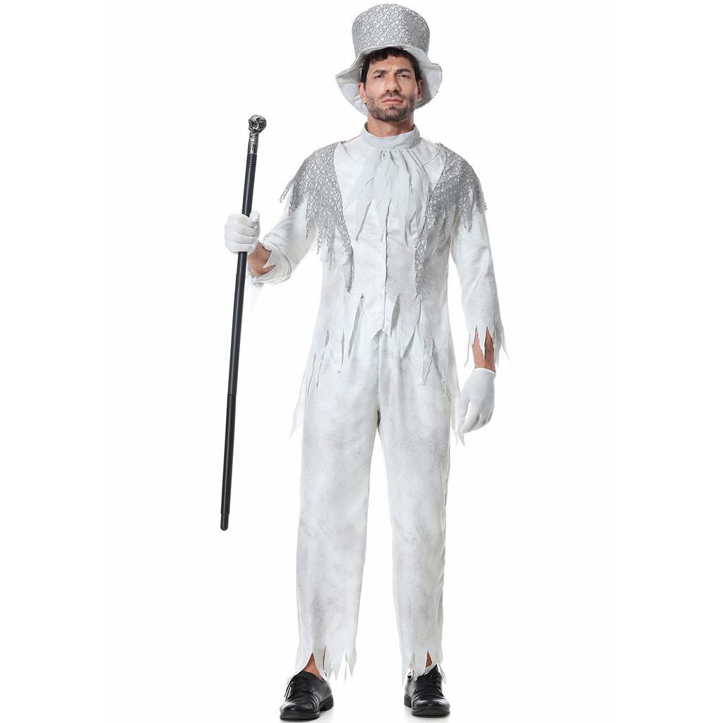 Zombie Magier Kostüme Halloween Männlich Vampir Bräutigam Zirkus Party