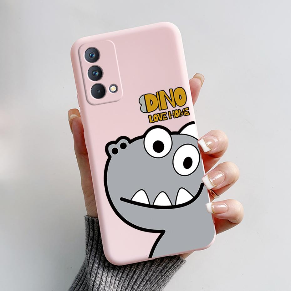 Case For Realme GT Master Edition Back Cover Cute Bear Cartoon Frog Bumper Soft Cover Funda For Oppo Realme Q3 Pro Carnival Capa