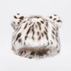 2025 Luxe Leopard Print Faux Fur Bear Hat - Stylish Adult Winter Warmth