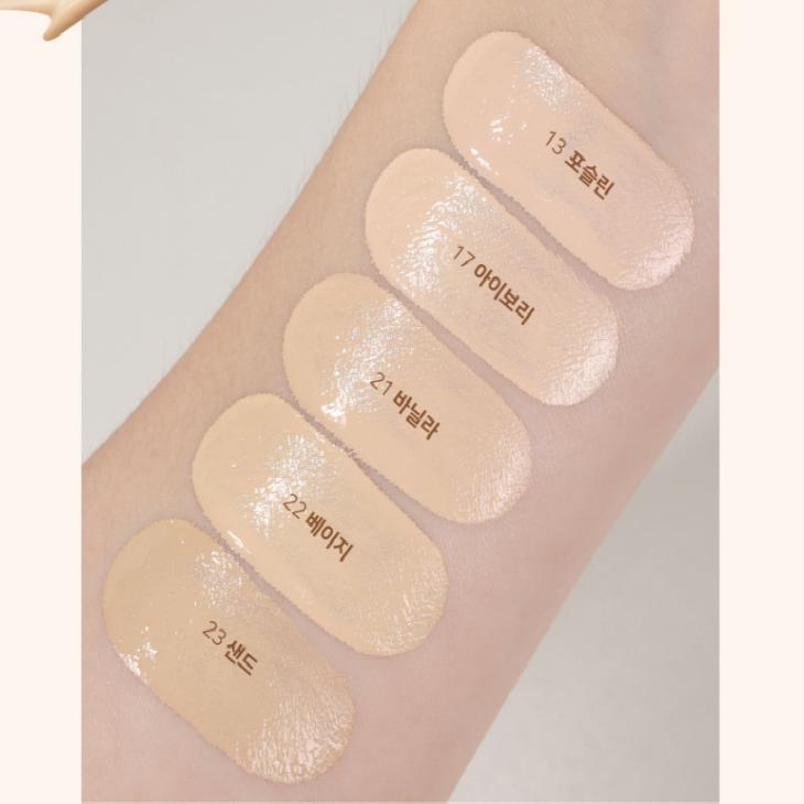 LUNA Long Lasting Foundation 30ml/#13 Porcelain #17 Ivory #21 Vanilla #22 Beige #23 Sand/ Make-Up, Korean Cosmetics, Kbeauty