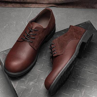 Scarpe Derby da uomo retrò in vera pelle, taglia 39~46, scarpe casual da uomo, scarpe in pelle alla moda #KD6674
