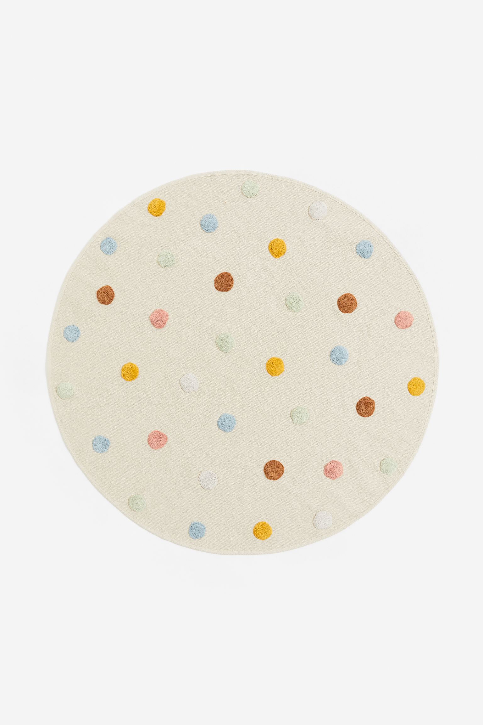 

Tufted-spot cotton rug