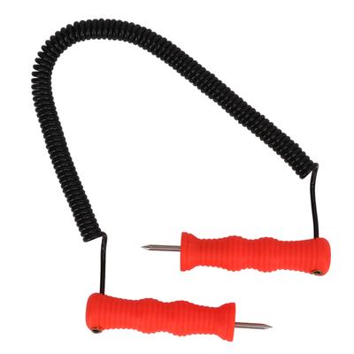 Ice Picks Kit Ergonomic Handle Stainless Steel Handheld Hanging Ice Awls for Ice Skating Skiing