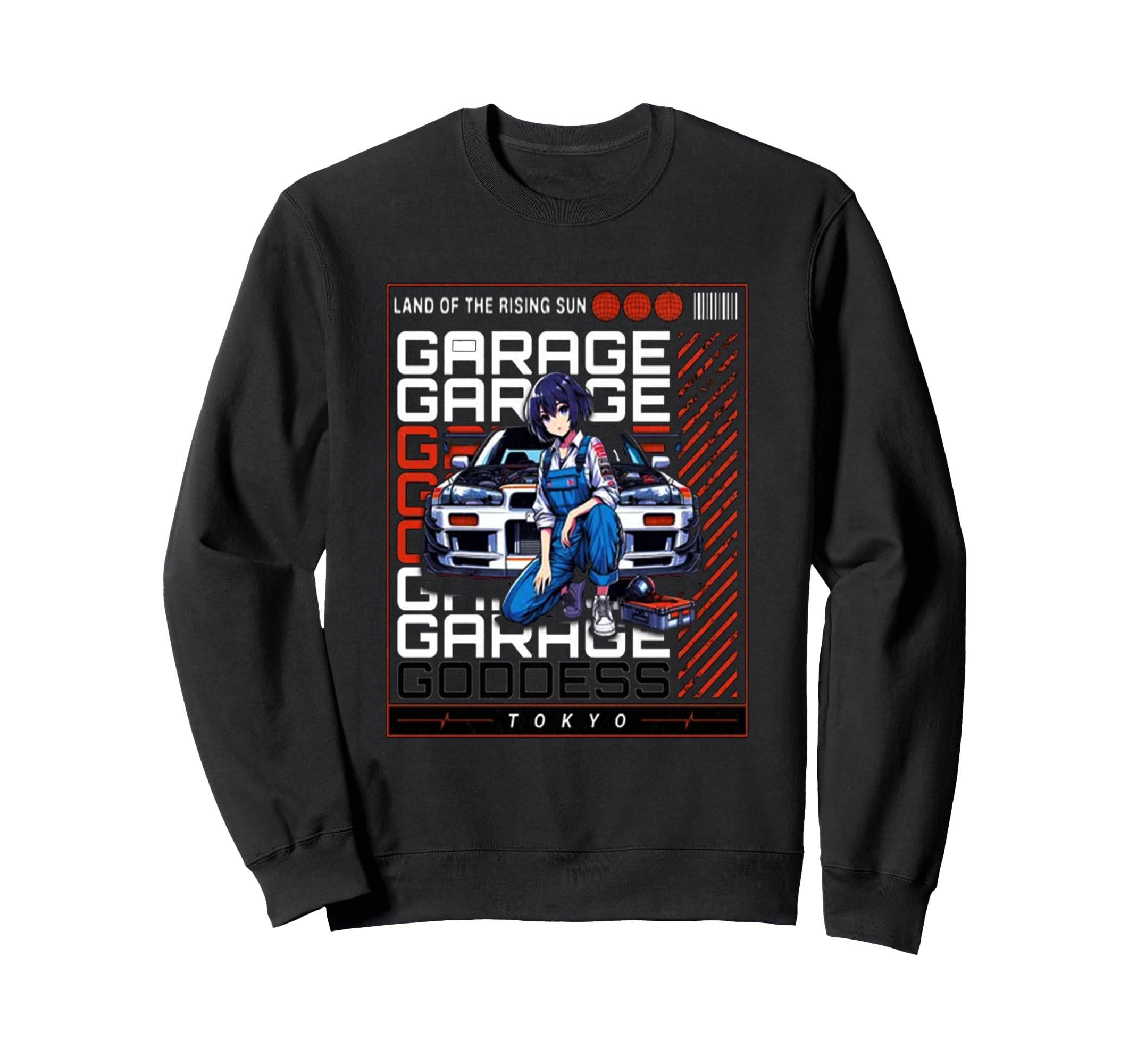 Japanese sweatshirts Manga, Tokyo, anime, merchandise, cute, men s, women s, kids чёрный
