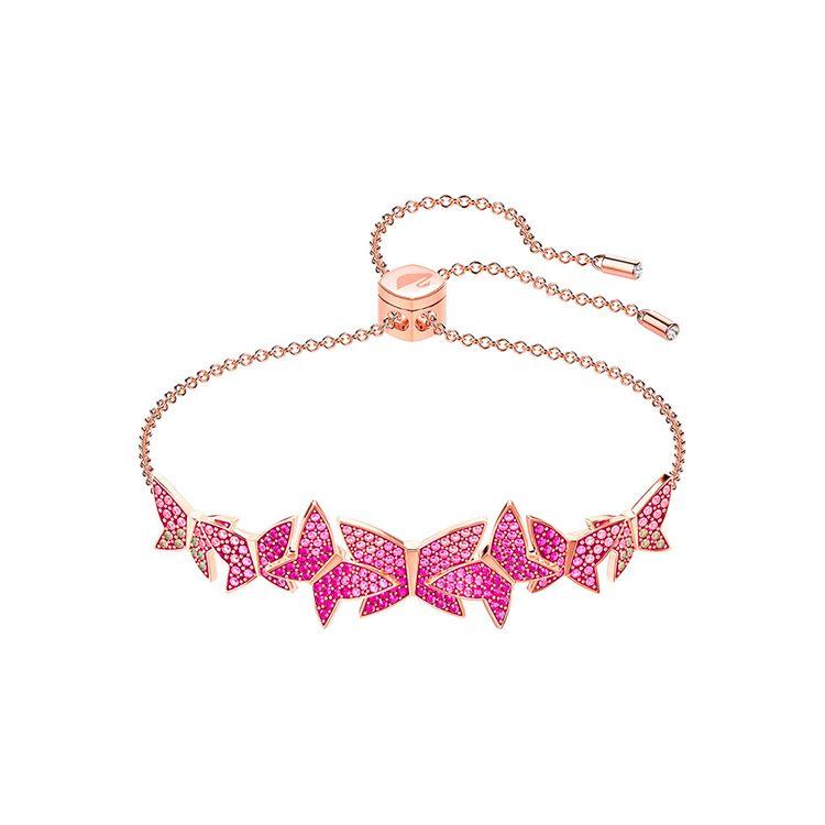 

Swarovski Dancing Butterfly Bracelet Women bracelets Magenta 5378695 Box+Shopping Bag (Random Color)
