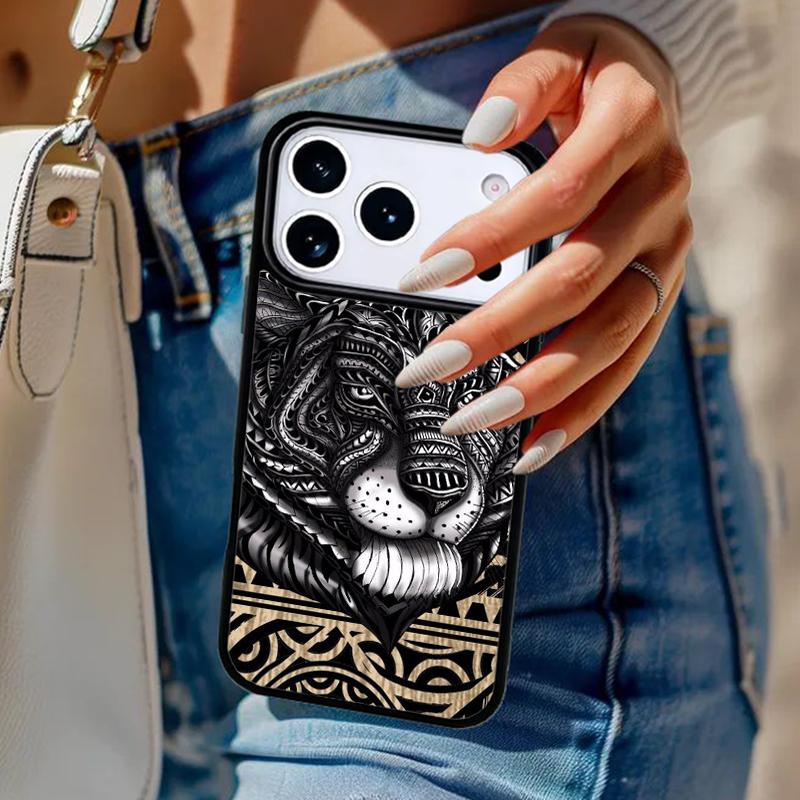 Maori polynesian samoan tribal soft Phone Case For iPhone 17 Air 14 15 13 12 Max Cover For Apple 16e 11 Pro Max Plus Coque