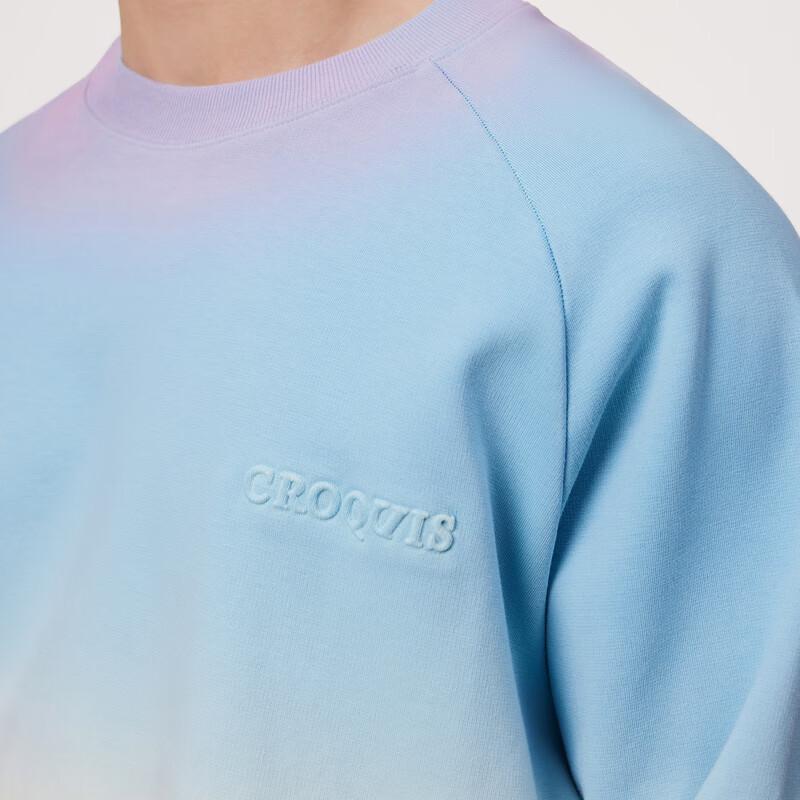 Croquis Men's 2024 Spring Gradient Loose Fit Sweatshirt