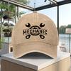 Unisex MECHANIC Baseball Cap Running Hat Sun Hat Suitable for Golf Driving Fishing Outdoor Sports