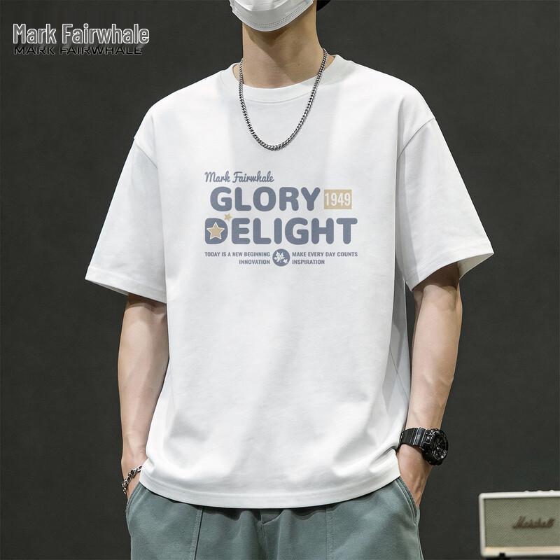 Mark Fairwhale Men s Summer Loose Fit Cotton T-Shirt M