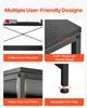 L-Shaped Computer Desk, 1.5m Reversible Corner Gaming Desk with Drawers & Storage Shelves, Modern Stylish PC Table Sturdy Work Workstation for Home