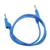 5Pieces Banana to Lead , 4mm Stackable Plug Silicone Test Cable for Multimeter,