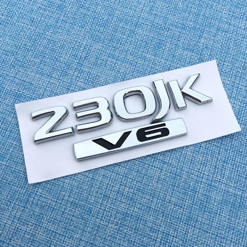2.5XV 350JM 2.5XL 230JK 250XV V6 TEANA letter badge car stickers For Nissan Teana displacement label body trunk decorate logo