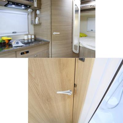 Safe Trailer RV Bathroom Toilet Door Lock Caravan Boat for Latch Handle Knob For Camper Cargo Furniture Hardware