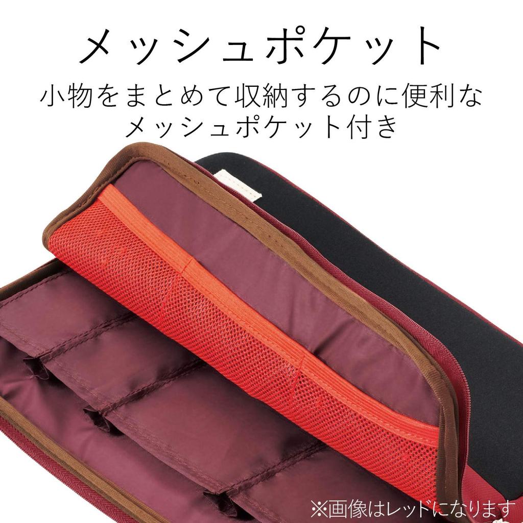 ELECOM Gadget Gadget Storage Pouch with Device Large Black Pouch, Bag-in-Bag, Pouch, Pocket, Capacity, BMA-GP02BK