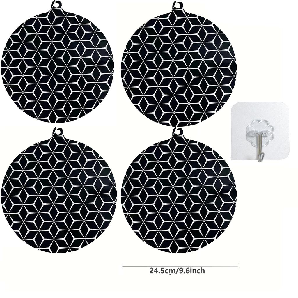 1/4 Stück Induktionskochfeld-Schutz - Runde Silikon-Hitzewasserdichte Kochfeldmatte Hitzebeständig bis 240°C für Gasherd-Zubehör