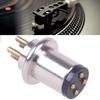 Turntable Headshell Aluminum Headshell Terminal Turntable Needle Replacement Phono Styluses Cartridges Rack Attachment