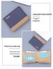 Men's Bi-fold Canvas Leather Wallet with Card Holder