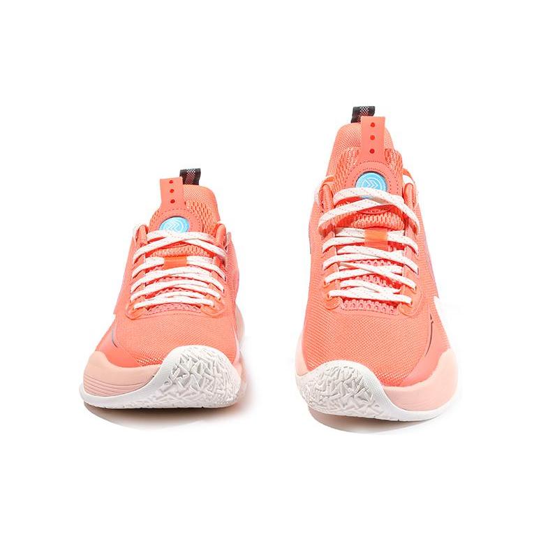 Li Ning Speed 7 Slip Resistant Abrasion Resistant Cushioning Low Top Basketball Shoes Men's Camellia Red ABPT013-8