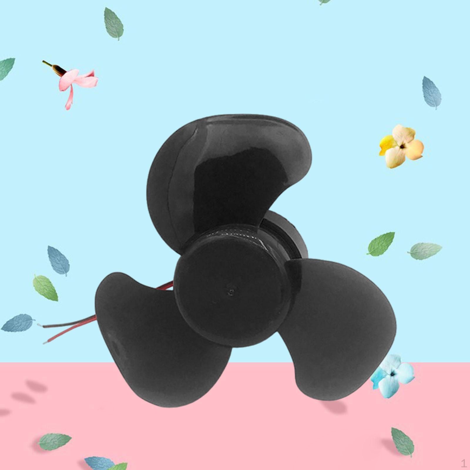 

Brushless Motor Cooling Fan USB Mini Easy Installation DC Blade with for Car чорний