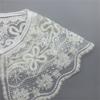 Fashion Detachable Fake Collar Faux Pearl Button Shawl Wrap Women Embroidery Floral Sequins Necklace Lightweight Capelet