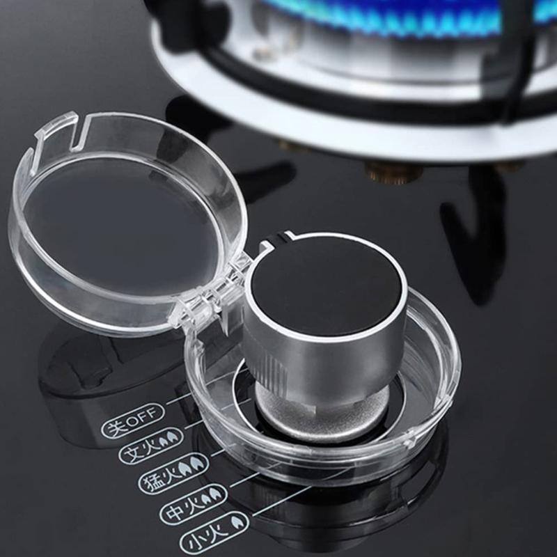 Kindersichere Gasherd-Sicherheitsabdeckung Schnelle Installation Klare Abschirmung Verhindert versehentliche Zündungen für Kinder und Haustiere