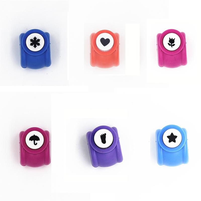 

Mini Portable Paper Punch Set, Creative Craft Hole Puncher for Scrapbooking DIY, Small Hand Punch Tool for Cards Journals