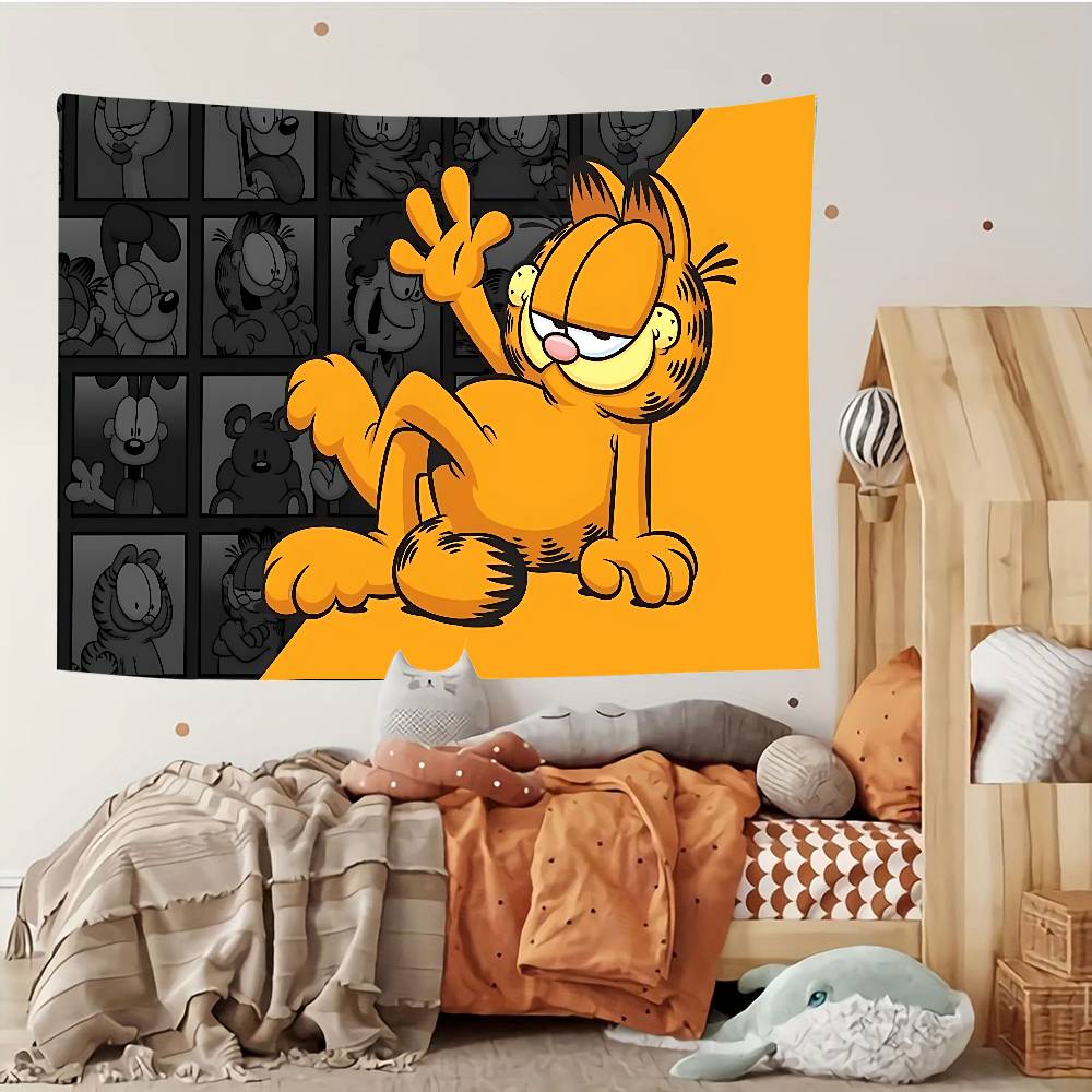 CatGGarfieldsBackdrop Tapestry Customizable Tapestries Of Various Styleswall Hangings Celebrity Photo Printingwall Hangings