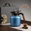 Edish Pure Titanium Insulated Tea Pot with Mechanical Temp Display