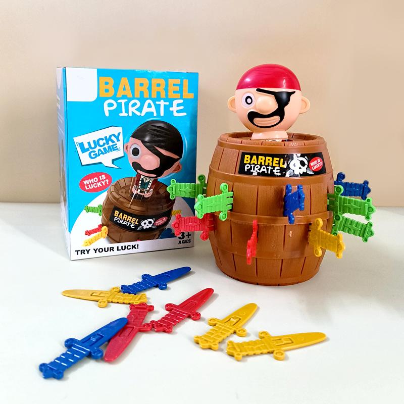 Pop Up Pirate Board Game - Jocuri pentru copii pentru noaptea jocurilor de familie - Activități pentru copii și accesorii pentru pirați - Jocuri de familie pentru copii