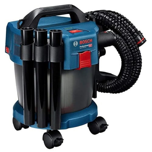 Bosch Professional 18V Wet/Dry Dust Collector (Main Unit Only, Battery and Charger Sold Separately, HEPA Filter, Casters Included) GAS18V-10LPH