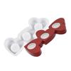 Heart Shape Candle Holder Mold Love Heart Candlestick Silicone Mould Concrete Resin Casting Molds for Wedding Valentines