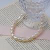 92.5 Silver Irregular Pearl Bracelet