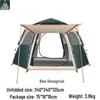 Zhan Renzhe Hexagonal Automatic Quick-Open Camping Tent & Tarp
