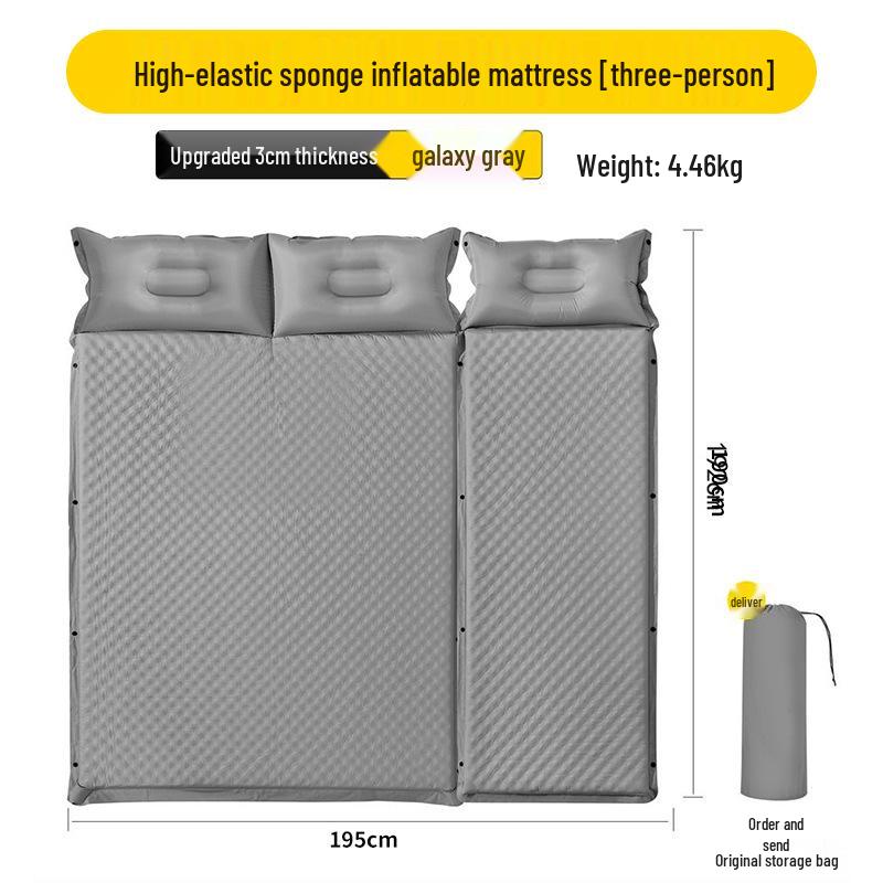 Automatic Inflatable Camping Air Mattress - Portable, Moisture-Proof Sleeping Pad for Outdoor and Home Use
