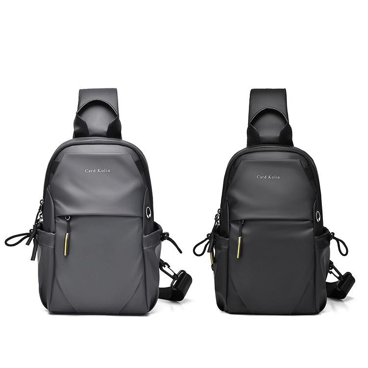 Men Large Capacity Chest Bag, Casual Multifunctional Crossbody Shoulder Bag for Commute