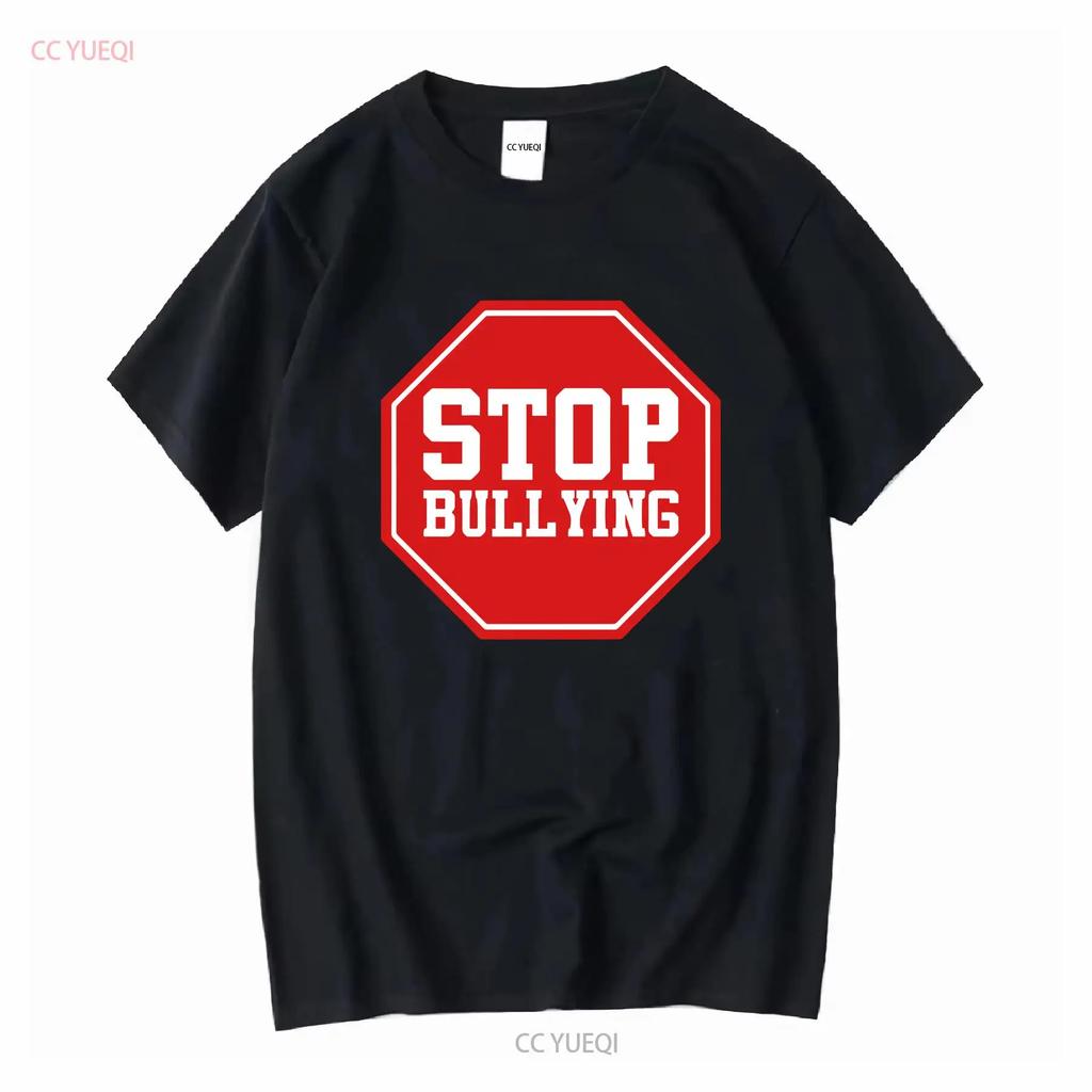 Stop Bullying Softstyle T Shirt vintage Washed designer clothes fashion homme Comfortable Slightly streetwear