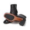Barbara Leather Basic Daily 7cm Ankle Boots Bbe833bk