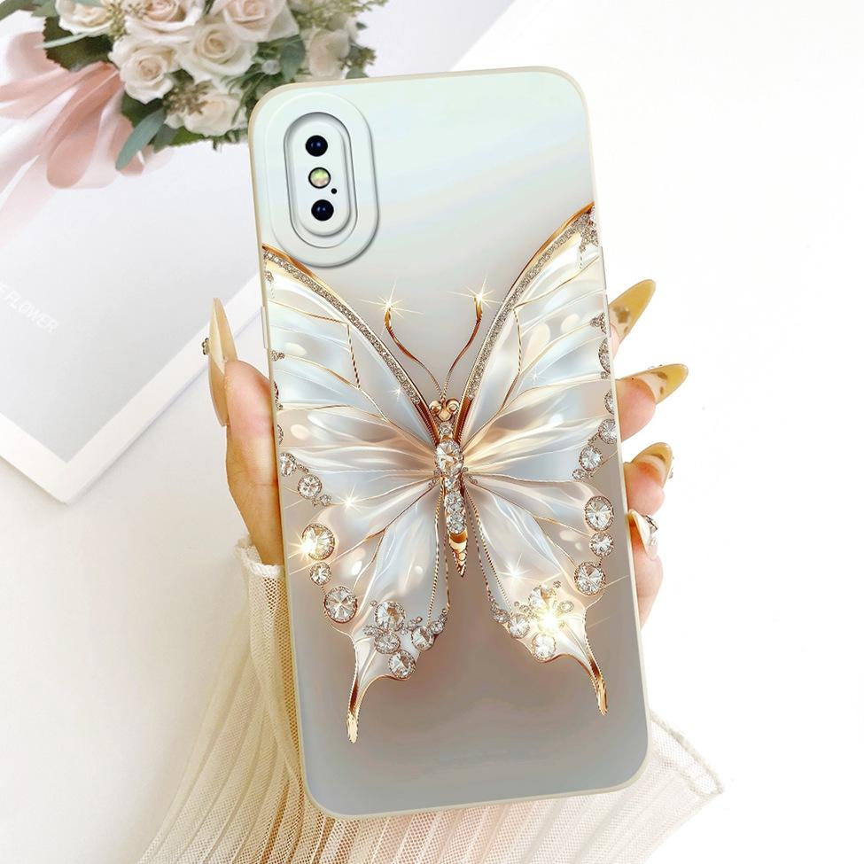 Casing For iPhone XS Max Cover Fashion Cartoon Cute Funny Painted Silicone Phone Case A1921 A2101 A2102 A2104
