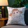 Candy Brand F-Fujiya Pillow Case Plush Fabric Soft Double Sided Print Home Sofa High Quality Cushion Cover Throw
