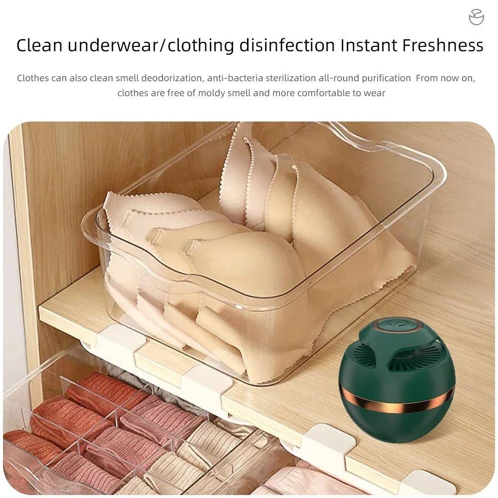 Plastic Refrigerator Deodorizer White/Green Odor Eliminator Mini Air Purifier  Kitchen