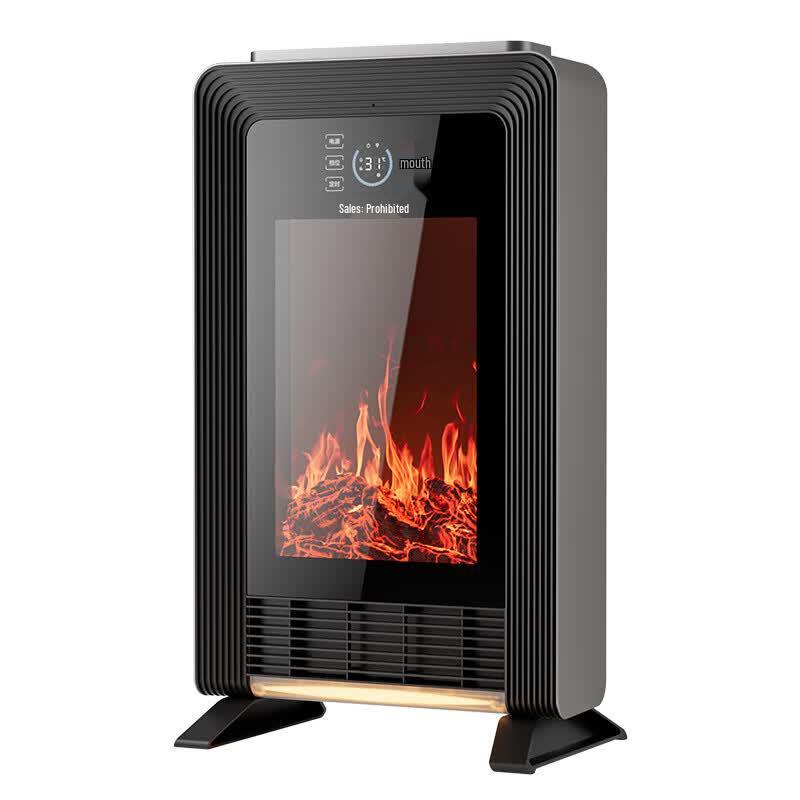 ZISIZ Smart Voice Flame Effect Electric Heater