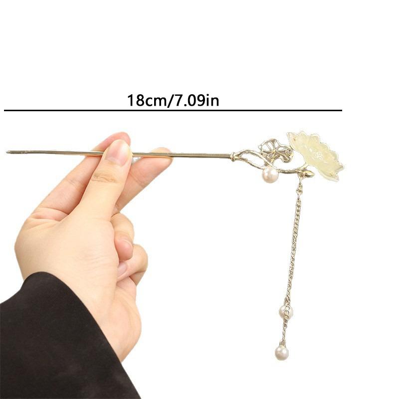 New Chinese Style High-end Elegant Women's Metal Plate Hair Hairpin High-end Banquet Cheongsam Hanfu Niche Design Accessories