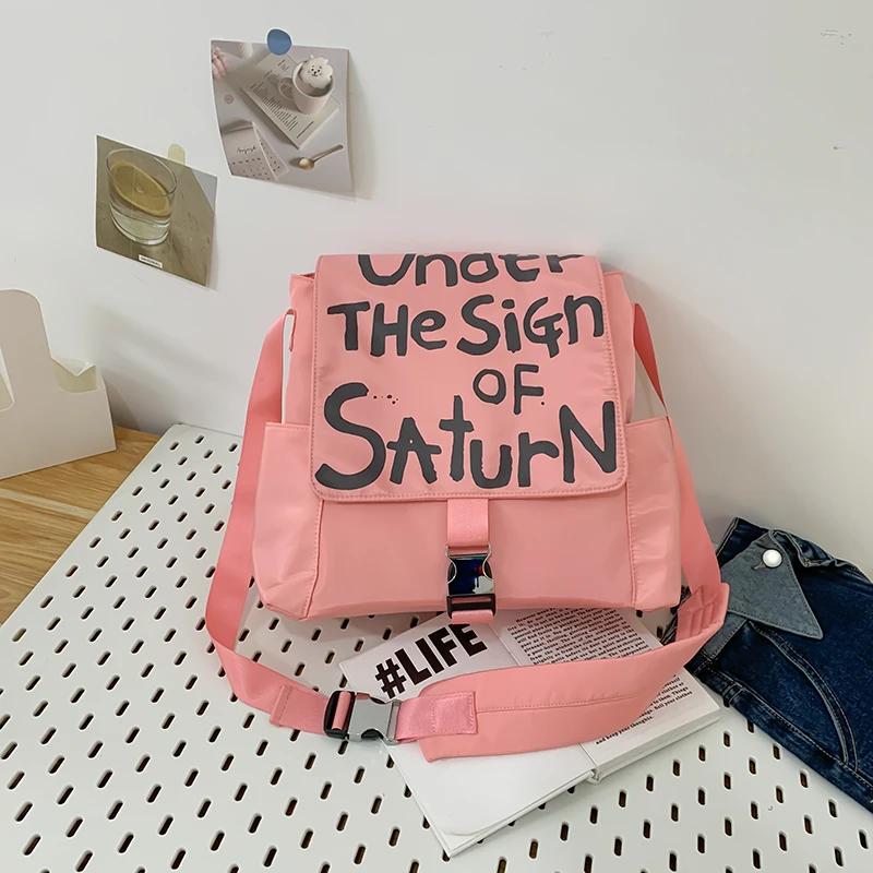 

Women Bag Casual Shoulder Bag for Girls Japanese and Korean Style Crossbody Bag Large Capacity College Students Trend Pack 38cm13cm31cm