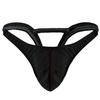 Men's Sexy Low-Rise T-Back Thong with U-Convex Design for Seductive Style
