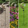 Hummingbird Moon Solar Garden Stake Light Waterproof for Lawn